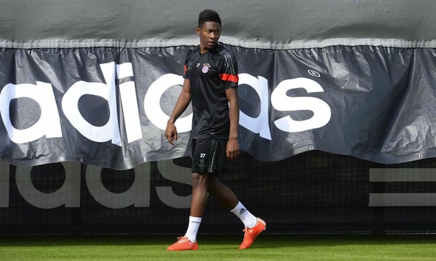 Alaba has been recovering from a muscular injury
